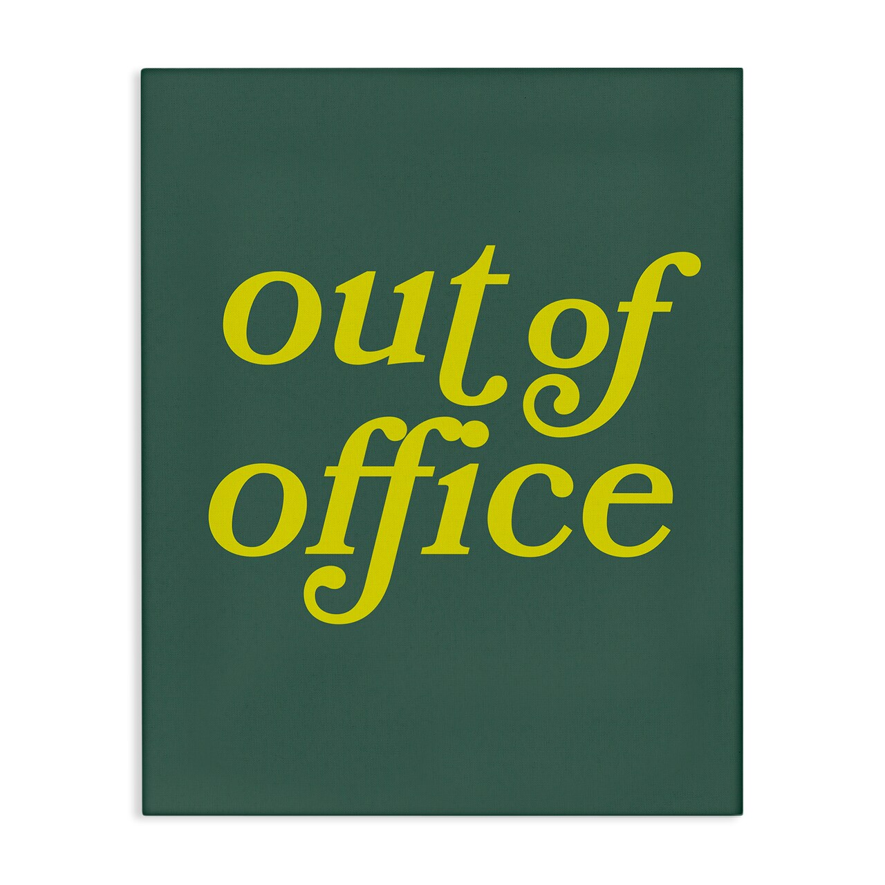 Stupell Industries Minimal Out Of Office Canvas Design by Victoria Barnes